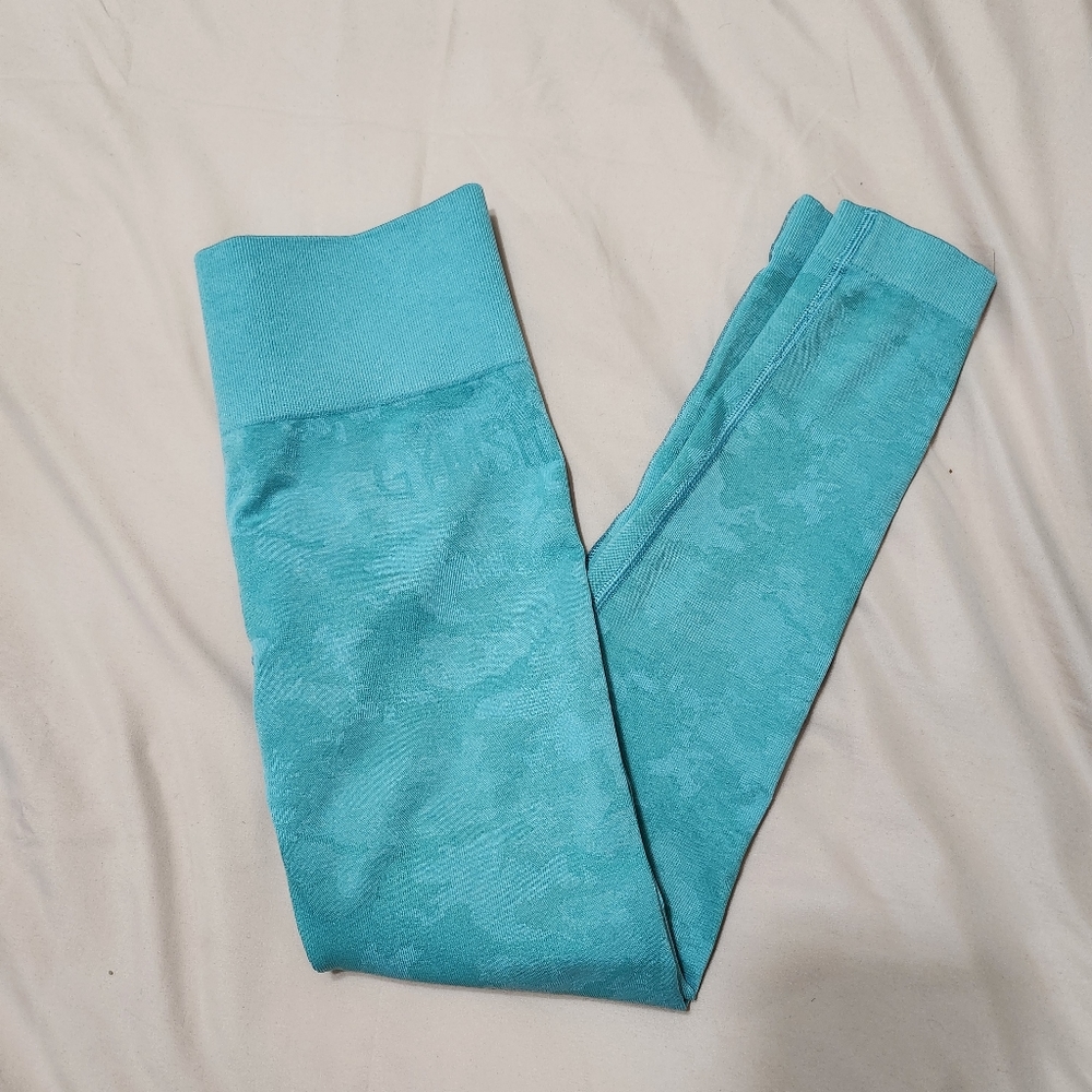 Gymshark seamless camo leggings SMALL